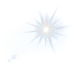 Obraz premium PNG Blue sky with sun light sunlight weather.