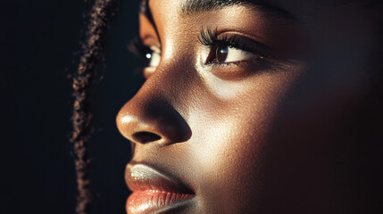 Young girl&rsquo;s timeless beauty for Black History Month