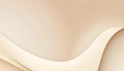 Fototapeta premium Abstract beige wave background design.