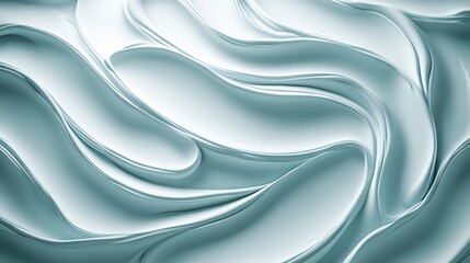 Obraz premium Abstract Teal Liquid Swirls Background Texture