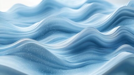 soft blue wave background with three-dimensional curves and sparkles, creating a tranquil and modern visual experience, perfect for branding and graphic design applications