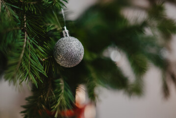 christmas tree decoration background