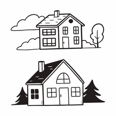 house icon set