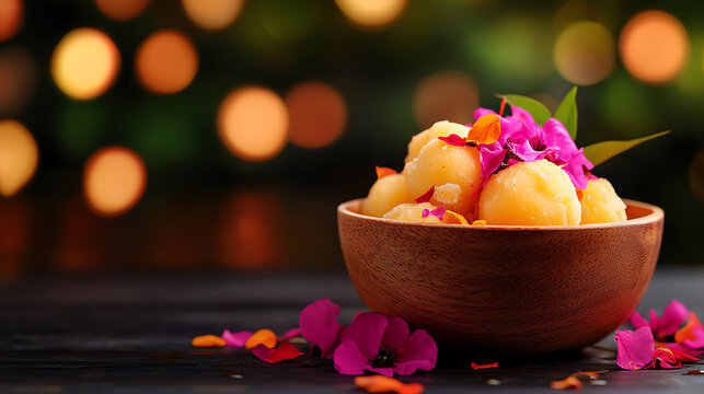 f1b0 , Rasgulla dessert, Sweet syrupy treat