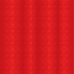 red background with golden ornament