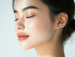 Fototapeta premium Beauty image of Asian women (skin care, body care, beauty salon)