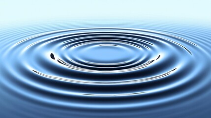 Stunning Blue Water Ripples Abstract Background