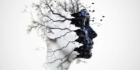 Fototapeta premium disassociative identity disorder
