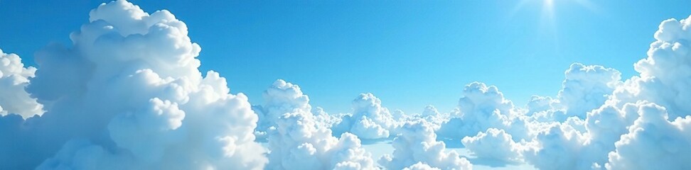 Ethereal wisps of high cirrus clouds suspended in the radiant blue expanse, serene, ethereal wisps high cirrus clouds expanse radiant blue nature serene calm peaceful atmosphere