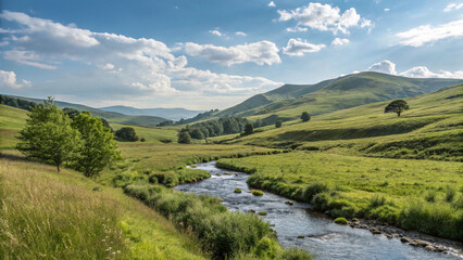 Naklejka premium Pictures of beautiful landscapes