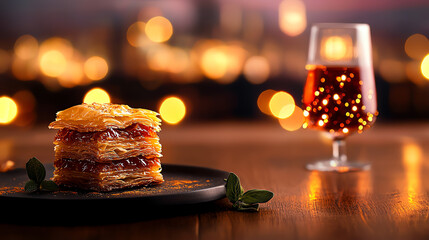 f1b0 , Turkish baklava, Luxurious sweet pastries