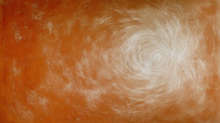 Fototapeta premium Abstract Orange and White Swirl Texture Background, AI Generated Art