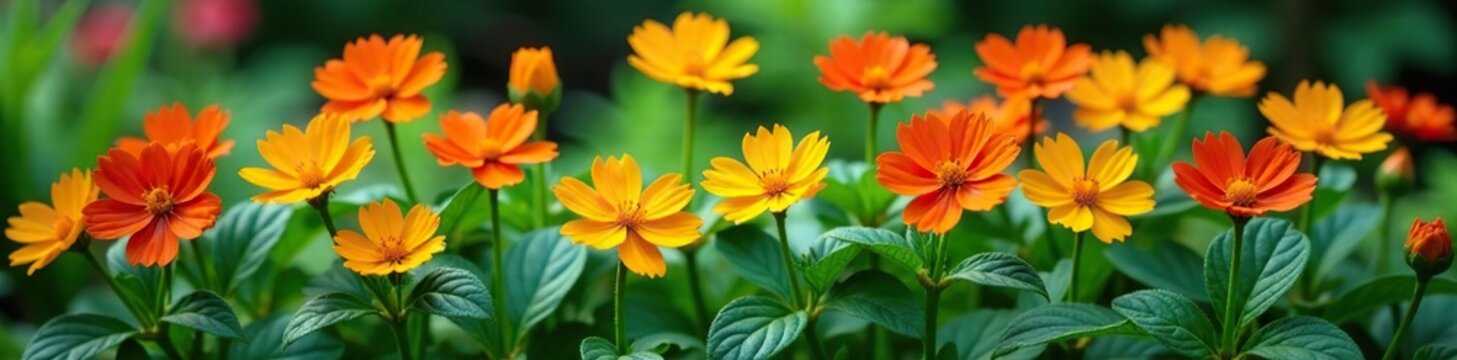 Jambo flowers in the garden with other plants, garden, leaves, stems