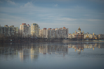 City Park: Bridges, houses, trees, bird feeders.