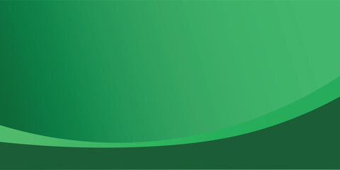 Background Green with a gradient style. The background features varying shades of green with a smooth texture and curved lines. Business style background, professional geometric background.