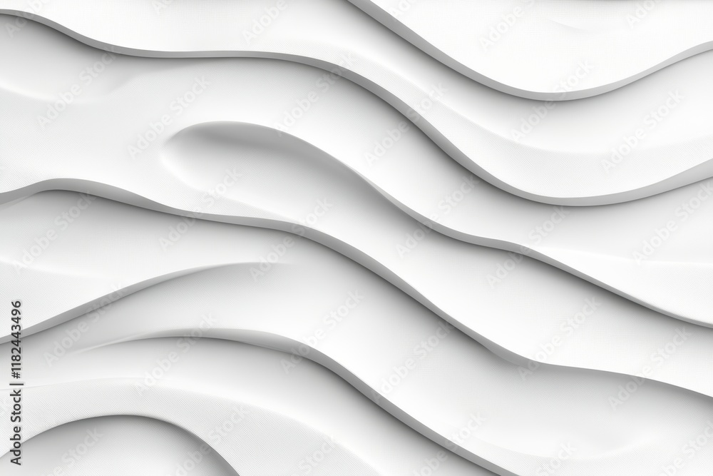 Poster the image is a white background with a series of wavy lines