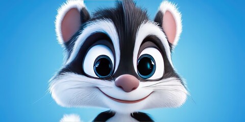 Obraz premium 3D animation skunk 