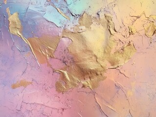 nostalgic y2k inspired iridescent pastel background with liquid metallic texture and holographic color shifting effects