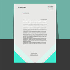 Modern Creative Letterhead Vector Templet Design
