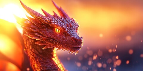2D animation dragon