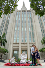In front of The LDS Bangkok temple