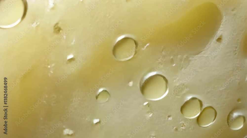 Poster close-up view of bubbles in liquid with smooth texture in natural light creating a calming atmospher
