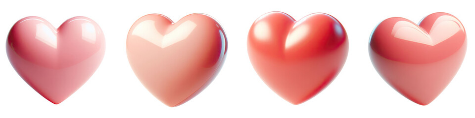 Red hearts PNG