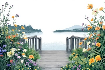 St. Stephen's Day Floral Pier View