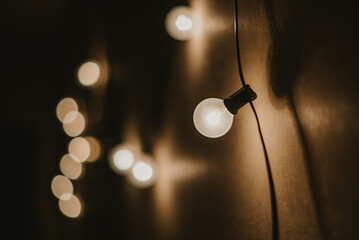 close up of a light bulb