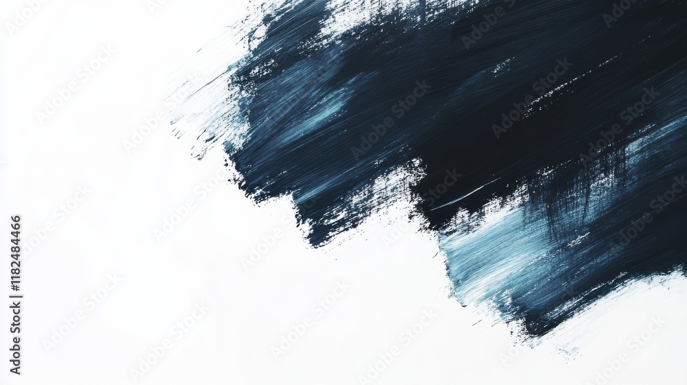 Poster dynamic abstract art black strokes and lime green ink splatters studio digital artwork minimalist ar