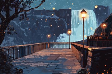 St. Stephen's Day Waterfall View