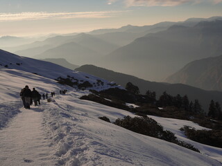 winter mountain landscape