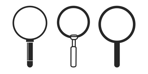 Magnifying glass vector illustration