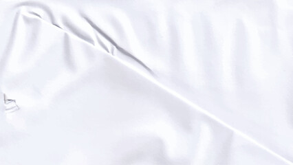 Abstract white fabric texture background. Cloth soft wave. Creases of satin, silk, and cotton. Soft focus - abstract background, bright white sheets