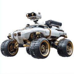 Futuristic Off-Road Vehicle with Advanced Technology