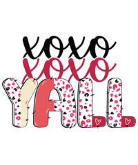 XOXO Y'all, XoXo Retro, Valentine's Day Gift for Couples, Retro Love Letter T-Shirt, Good Vibes Positive Energy Shirt, XOXO Matching Couples Outfit, Heart and Cupid Valentine's Day Design.