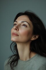 Fototapeta premium Contemplative Woman