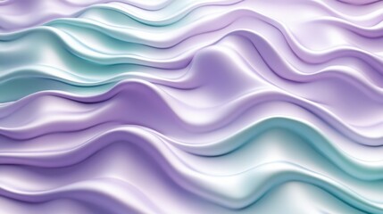 Fototapeta premium Calming aquatic theme ripple patterns in pastel lavender and mint soft sunlight reflections high detail