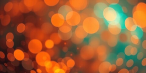 Fototapeta premium Bokeh light blurs background with white copy space, ideal for fresh and vibrant design projects. Defocused Lights Background with Lens Flare 