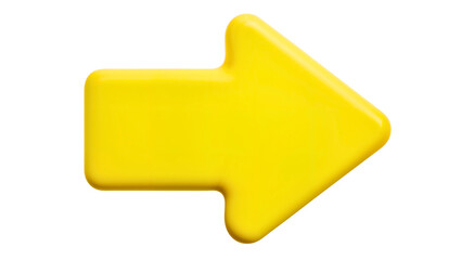 Bright yellow arrow pointing to the right against a white backgroundBright yellow arrow pointing to the right against a white background