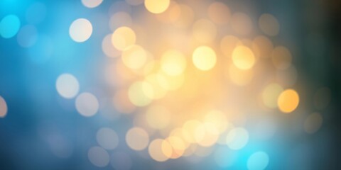 Obraz premium Bokeh light blurs background with white copy space, ideal for fresh and vibrant design projects. Defocused Lights Background with Lens Flare 