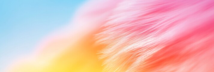 Obraz premium Pastel Dreamscape Vibrant Abstract Flow with Soft Hues and Creative Movement