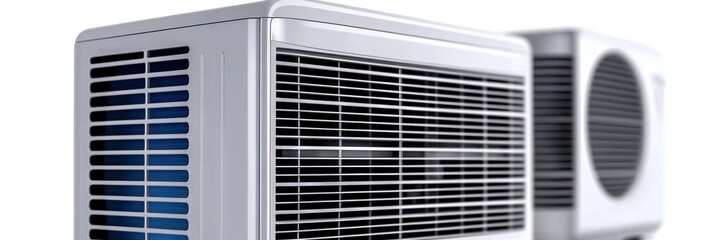 Fototapeta premium home air conditioner - hvac repair and maintenance concept