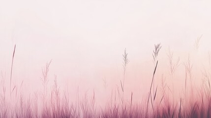 Fototapeta premium Serene pastel landscape with lavender and sage green gradients nature scene minimalist design tranquil environment