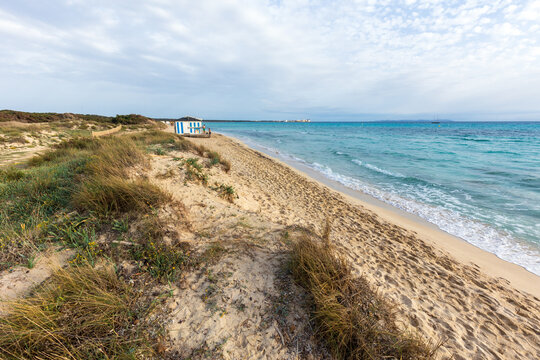 Spiaggia Es Trenc a Maiorca, Baleari, Spagna