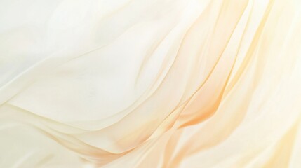 Obraz premium Elegant smooth flowing streaks in white and coral tones minimalist background high detail artistic design