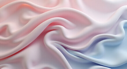 Fototapeta premium background, silk, satin, fabric, texture, textile, cloth, pink, material, soft, wave, smooth, curve, design, pattern, purple, decoration, illustration, luxury, color, shiny, backdrop, flowing, blue, d