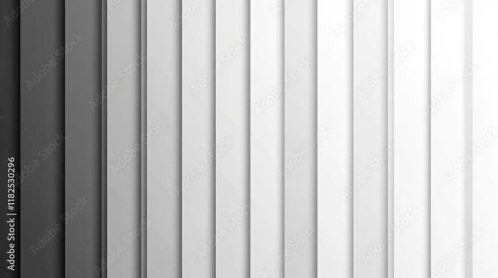 Poster smooth white gradient design with soft gray transitions for professional use
