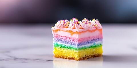 delicious rainbow cake