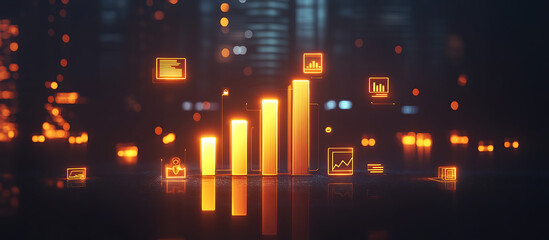 Fototapeta premium view of the city